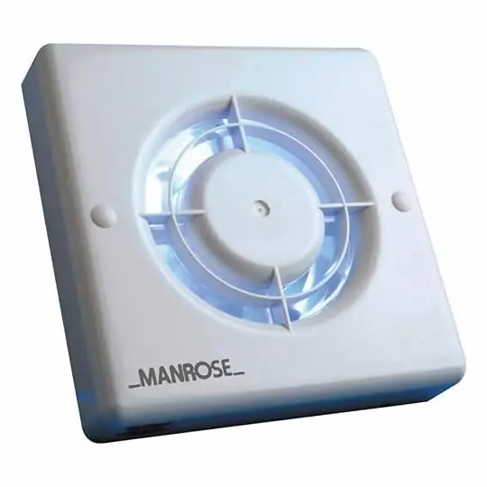 Bathroom Fan Replaced With Timer Overrun 85m³ Per Hour