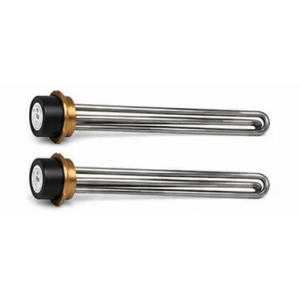 Incoloy hard water dual side entry immersion elements