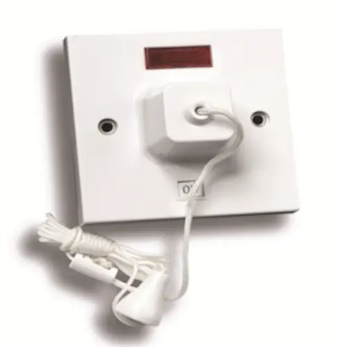 Shower Pullcord Or Wall Switch